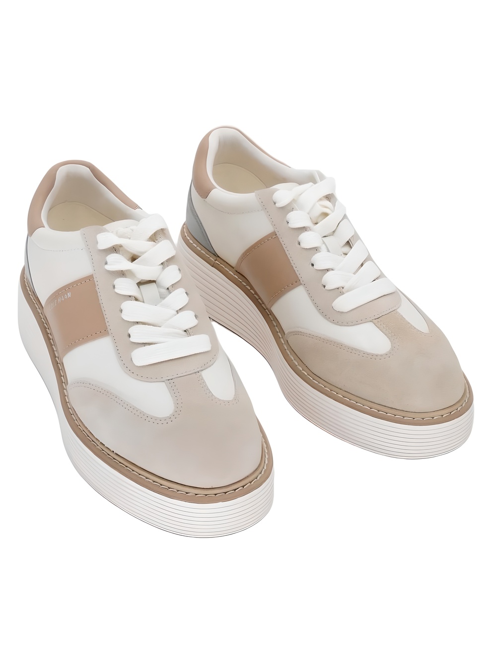 Cole Haan Original Grand Max Platform Ivory Tuscan Sand Size 8.5B